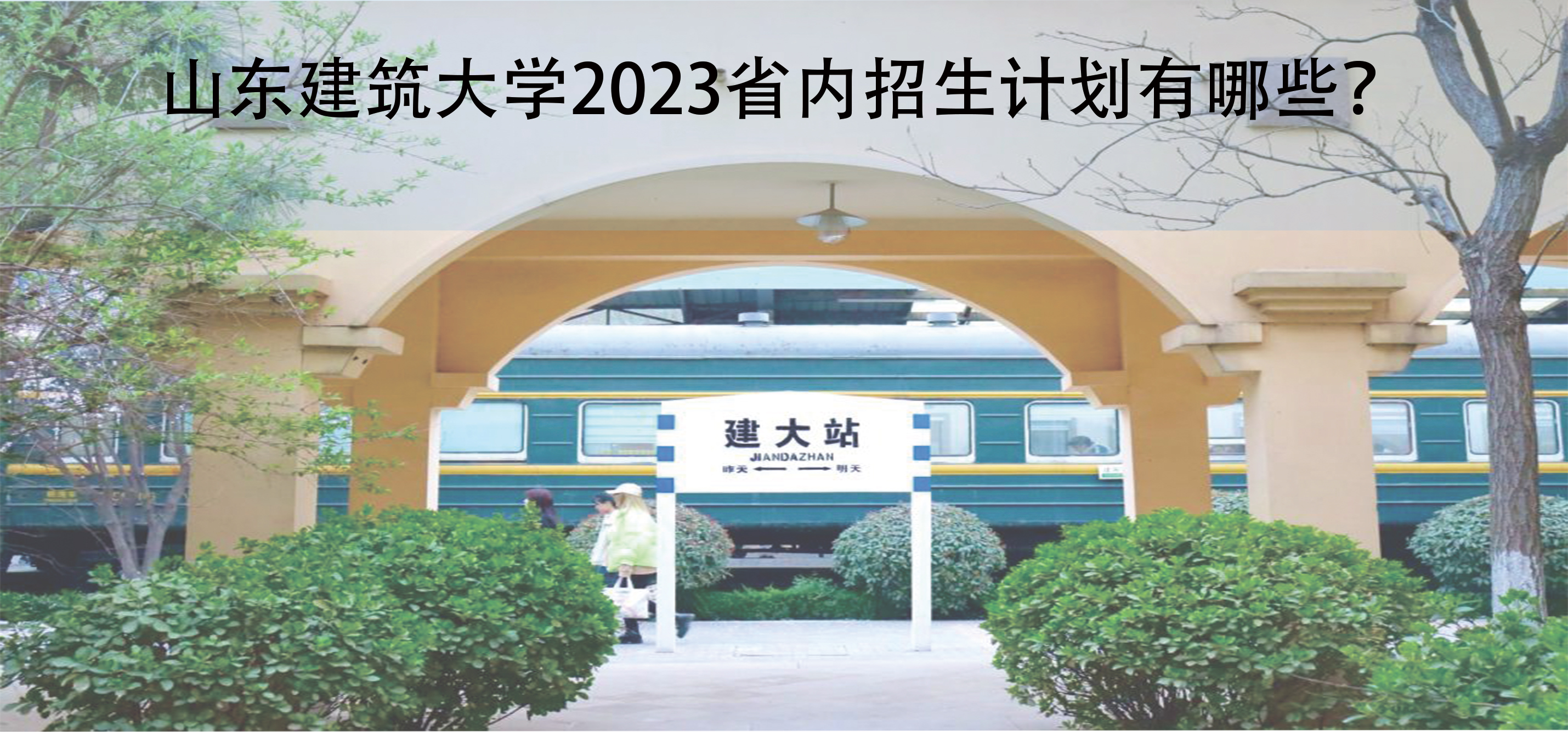 山東建筑大學2023省內招生計劃有哪些？