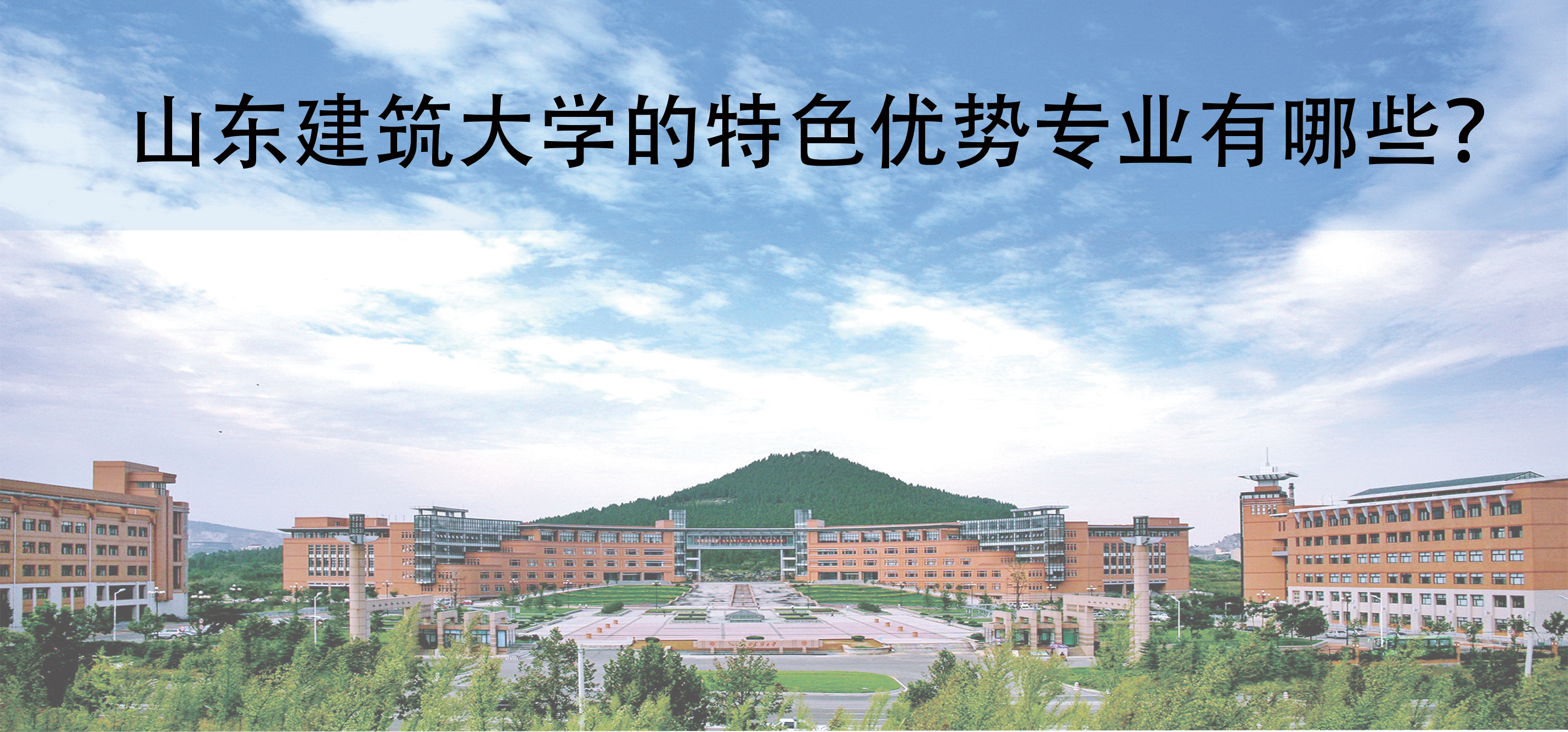 山東建筑大學的特色優(yōu)勢專業(yè)有哪些？