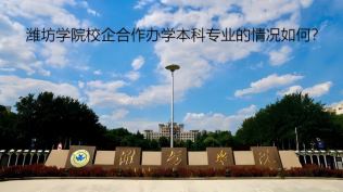 濰坊學(xué)院校企合作辦學(xué)本科專業(yè)的情況如何？