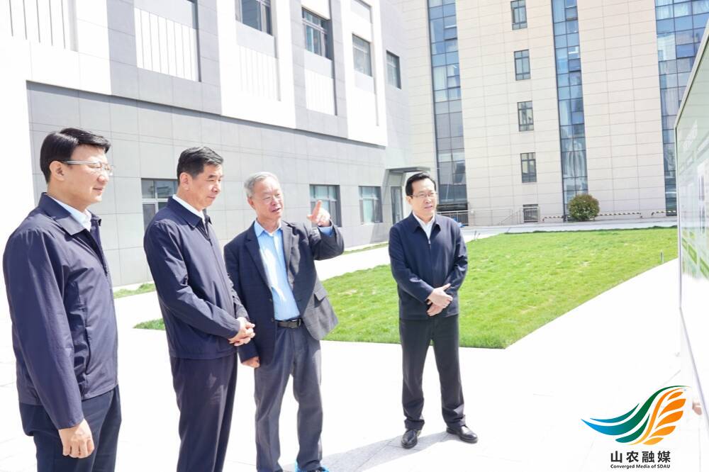 山東省政府副秘書長劉斯杰一行來山東農(nóng)業(yè)大學調(diào)研